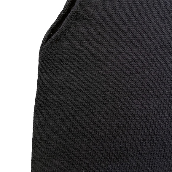 Urban Outfitters Sparkle & Fade Black V Neck Loose Fit Knit Tank Medium Large - Picture 4 of 4